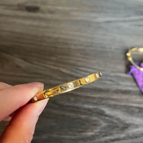 Kate Spade bracelet bundle of 2 studded bow - Picture 5 of 9